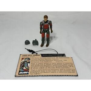GI Joe FLASH 1982 Vintage Action Figure 100% Complete with File Card